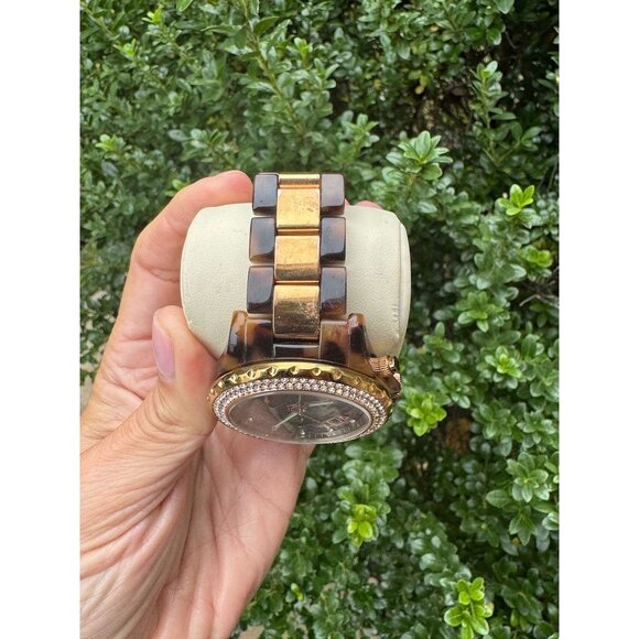 Michael Kors MK5166 Women’s Watch Gold-tone stainless steel and tortoise acetate - Picture 3 of 10